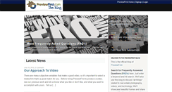 Desktop Screenshot of blog.previewfirst.com